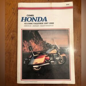 HONDA Service Repair Maintenance GL1500C VALKYRIE 1997-2000 Clymer Manual